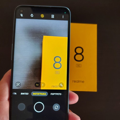 Realme 8 5G smartphone with 64GB storage and 4GB RAM