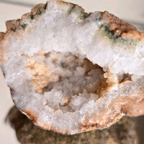 Geode Quartz Stone new from Morocco, set of 2 pieces