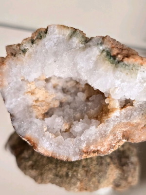 Geode Quartz Stone new from Morocco, set of 2 pieces