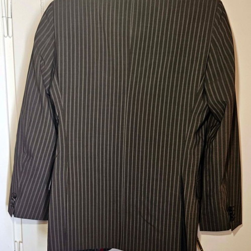 HUGO BOSS Men's Jacket Grey with Stripes Size M Used