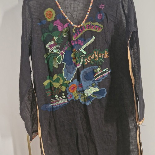 Miss Sixty beach dress large, like new, black