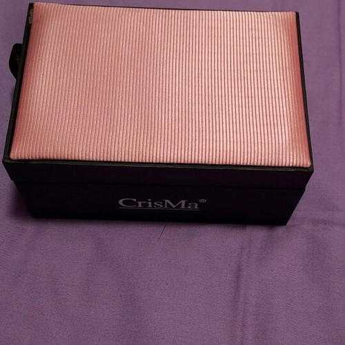 Tie, scarf and cufflinks set pink new