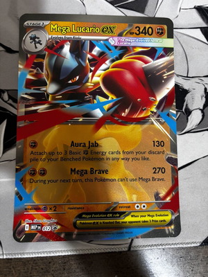 Lucario Promo Jumbo Size card like new