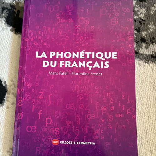 Book La phonétique du français like new