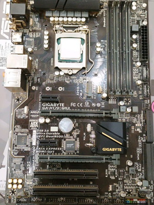 Μητρική Gigabyte GA-H170-HD3 με CPU i5-6500  3.2Ghz