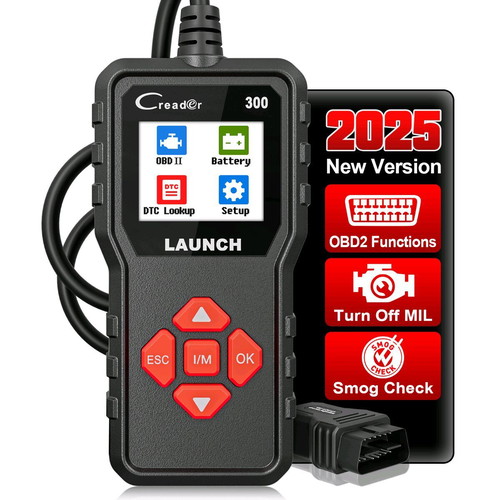 Launch X431 CR300 OBD2 Scanner diagnostic new with battery test