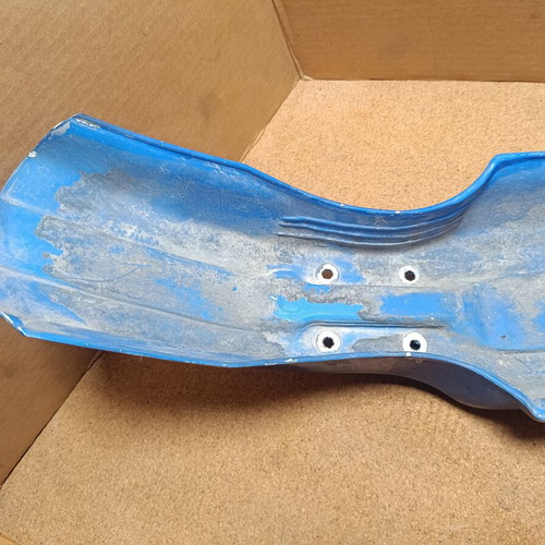 Yamaha front fender motocross enduro, white painted blue