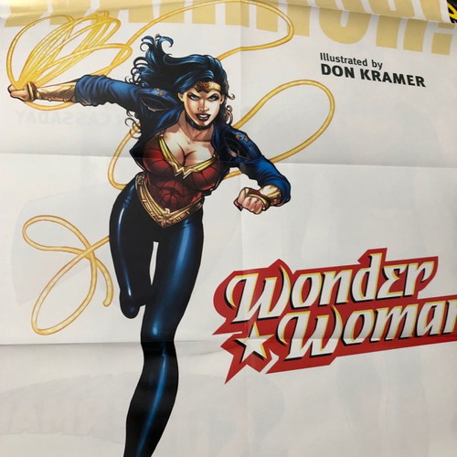 Comic Heroes Magazine #3 used with Superman and Wonder Woman posters
