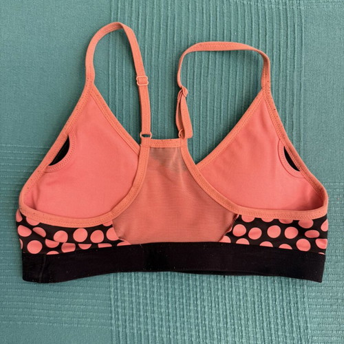 Nike sports bra used, size S with polka dot design