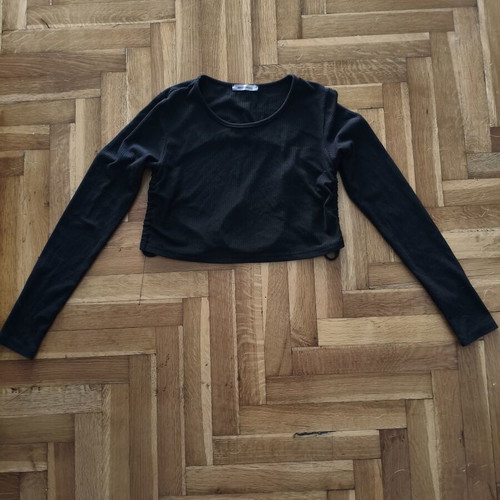 Crop top MindYourStyle like new, black, size XS