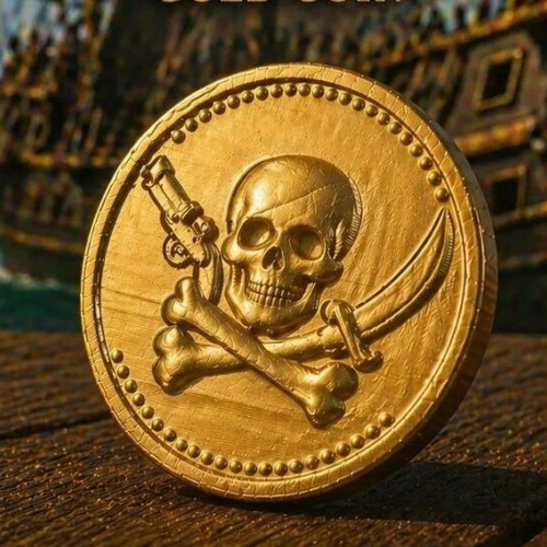 Assassin's Creed Black Flag Gold Doubloon new