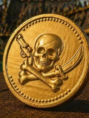 Assassin's Creed Black Flag Gold Doubloon new