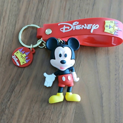Mickey Mouse keychain figure new, soft plastic