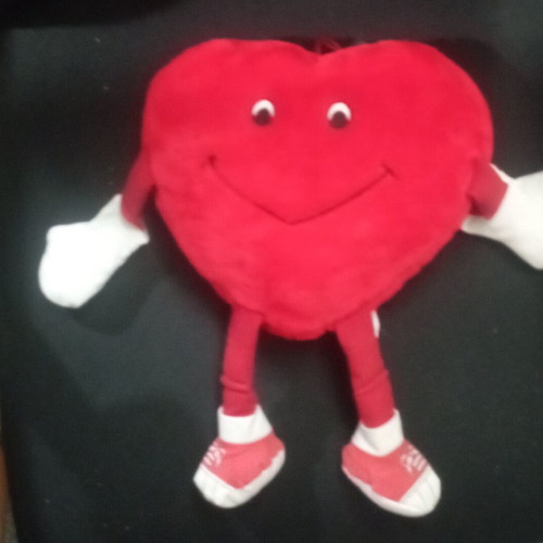 Plush heart used in very good condition