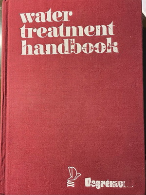 Water Treatment Handbook like new, English