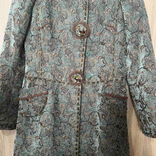 Hoss coat and skirt set like new with brocade and lace details