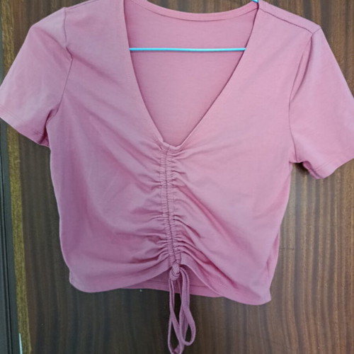 Shein Cropped Top new, pink, size M