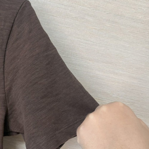 Zara choco brown cotton t-shirt size M like new