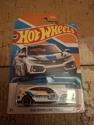 Hot Wheels 2018 Honda Civic Type R παιχνίδι αυτοκίνητο σαν καινούργιο