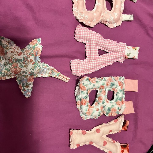 Handmade banner for room decoration or baptism theme