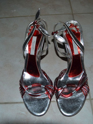 Pollini silver summer sandals like new, leather