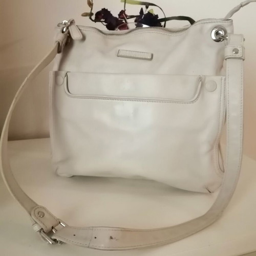 Chabrand Paris shoulder bag authentic white leather used