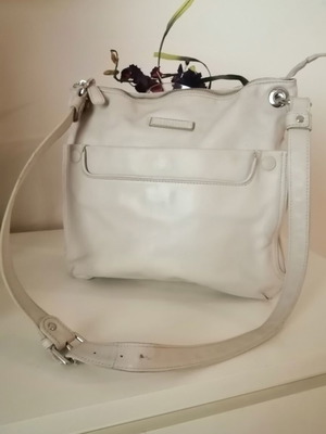 Chabrand Paris shoulder bag authentic white leather used