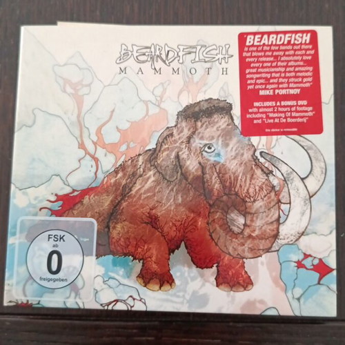 Beardfish Mammoth double disc CD+DVD, progressive rock