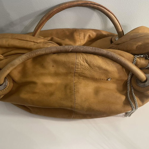 Sonia Rukiel leather shoulder bag used, authentic
