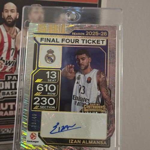 Izan Almansa Autograph Card 39/49 New