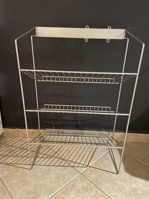 Kitchen cabinet pull-out basket like new for cookware storage