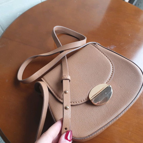 Mango brown bag used, crossbody