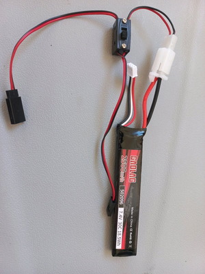 1 καινουργια  μπαταρια lipo 2s 7.4v -2500mah