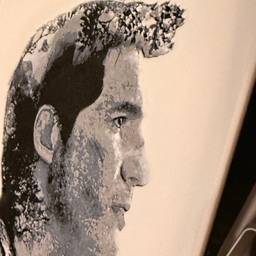 Uncharted Nathan Drake 3D Printed Relief Art
