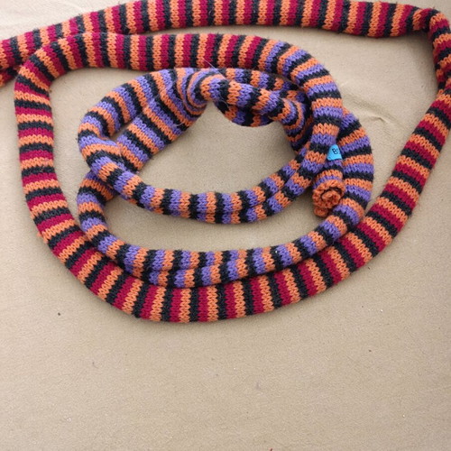 Scarf like new multicolored wool