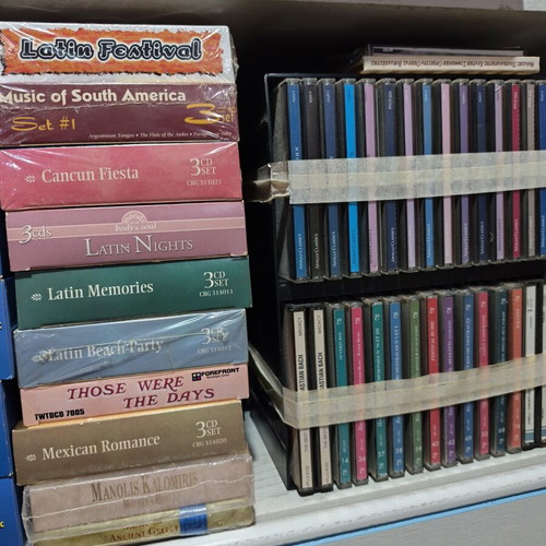 30 CDs and 10 box set music collection, classical and Latin