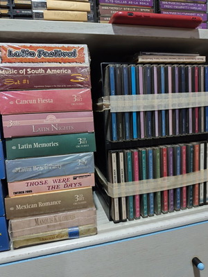 30 CDs and 10 box set music collection, classical and Latin
