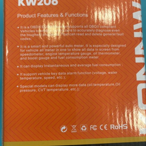 KONNWEI KW206 On-board Computer Gauge new