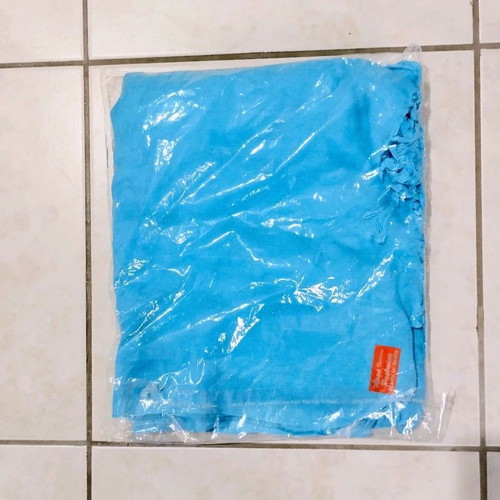 Pashmina turquoise scarf blue sarong