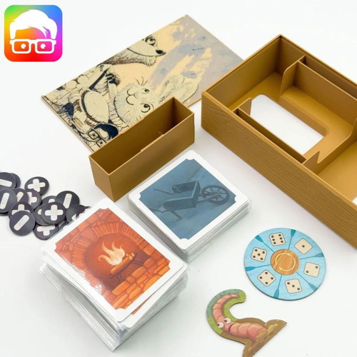 Creature Comforts Board Game Organizer new, 3D printed insert