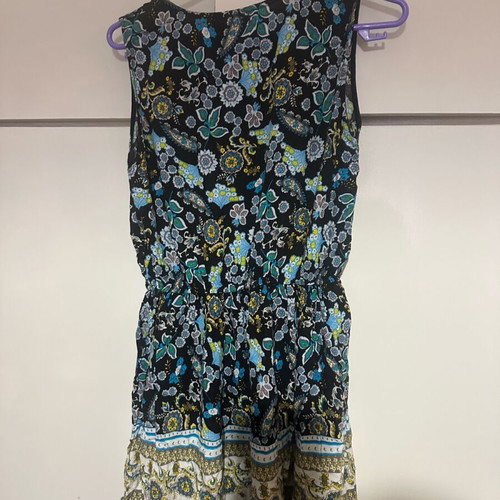 Blue short dress like new, multicolored, size XXL