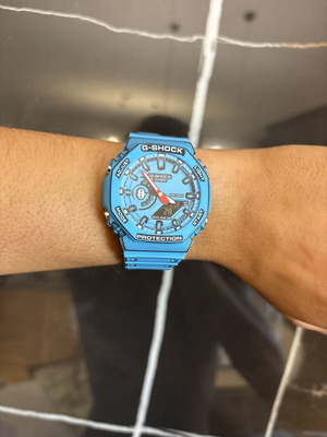 Casio G-Shock wristwatch, blue, men's