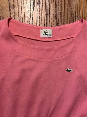 Lacoste dresses like new, sizes 36, 38, 40