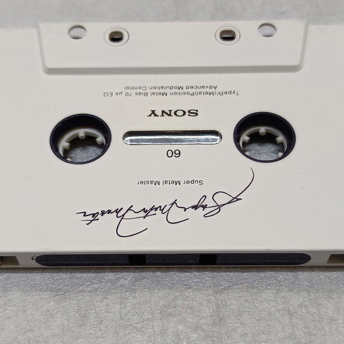 Sony Super Metal Master cassette tape used