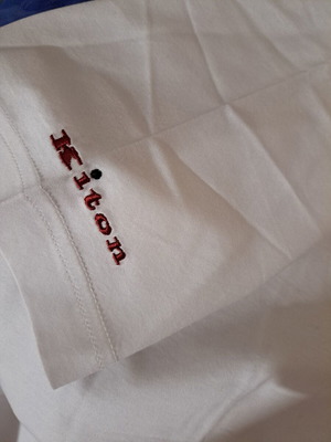 Ανδρικό T-shirt Kiton σαν καινούργιο, μπλε και κόκκινο