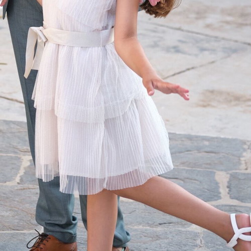 Mayoral dress like new for 10-year-old girl, white