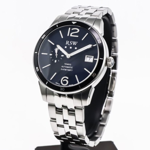 RSW Tempo Automatic Swiss Made Watch 42mm New with Warranty