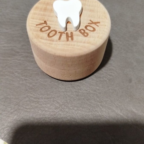 Tooth box new wooden keepsake for baby teeth
