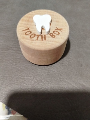 Tooth box new wooden keepsake for baby teeth