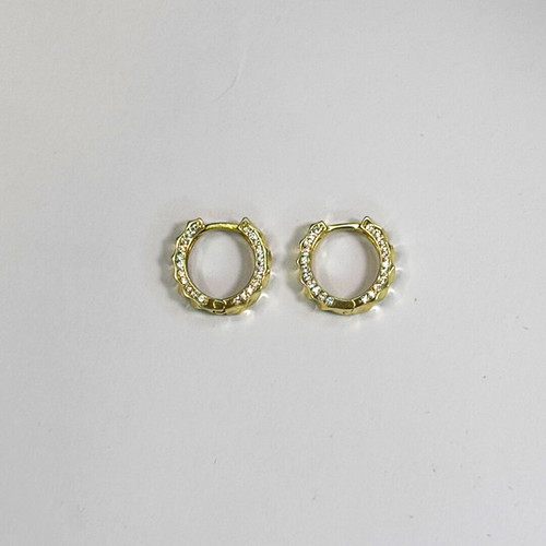 Earring Silver 925 new, gold color